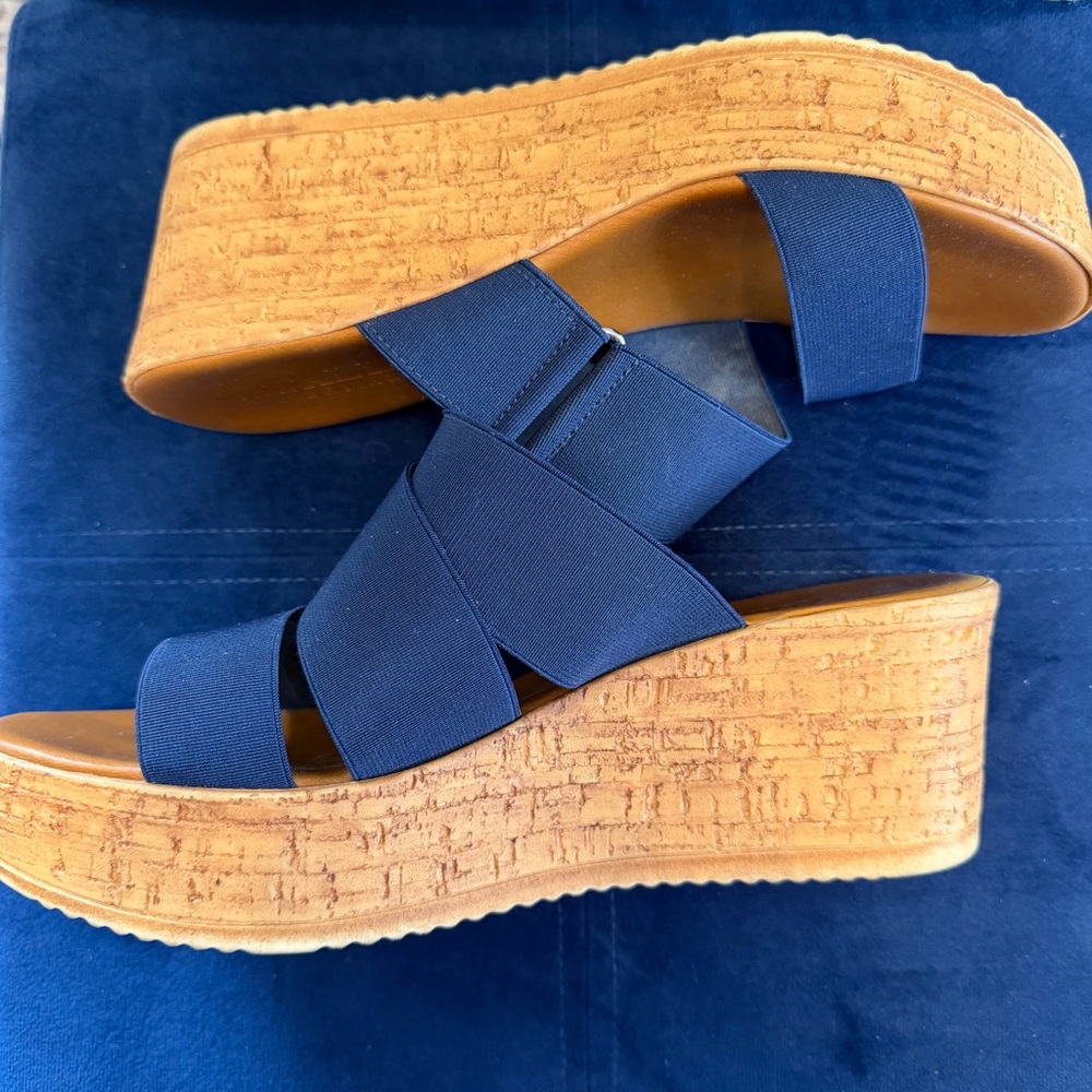 Toscanella Elegant Navy Women's Sandals - Picture 4 of 5